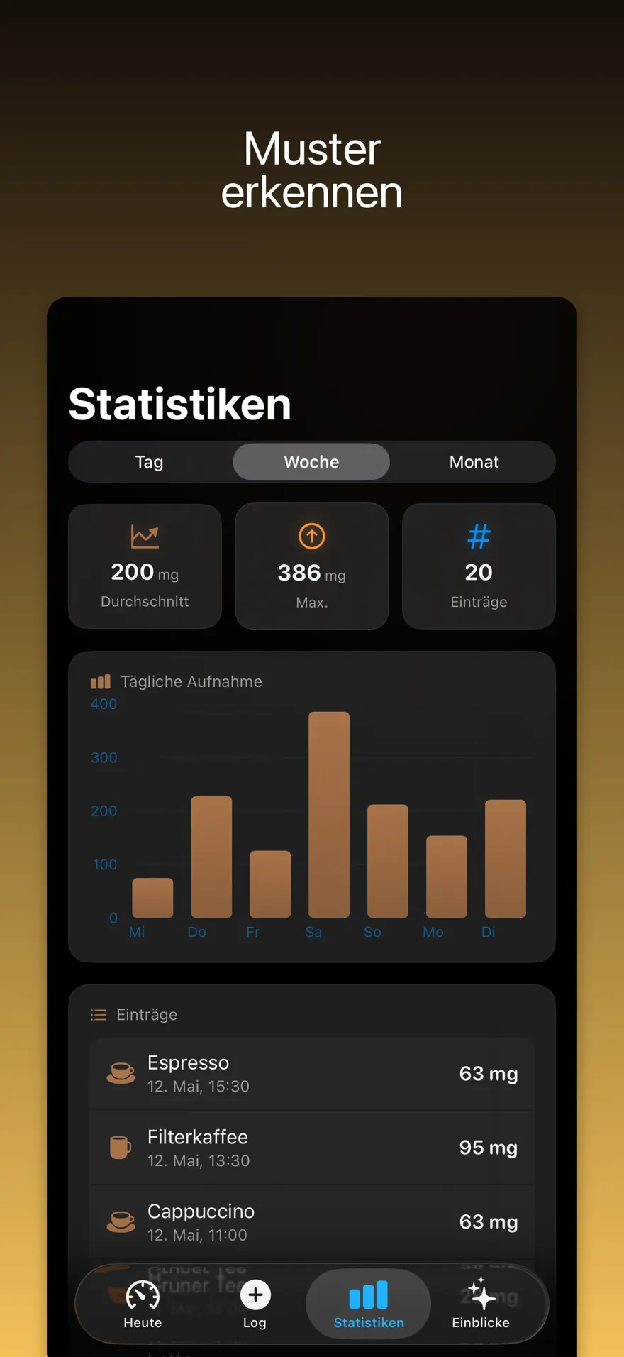 BrewMeter - Koffein Tracker — Produktvorschau 3