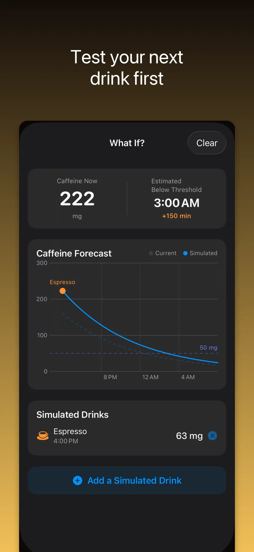 BrewMeter - Caffeine Tracker — Product preview 2