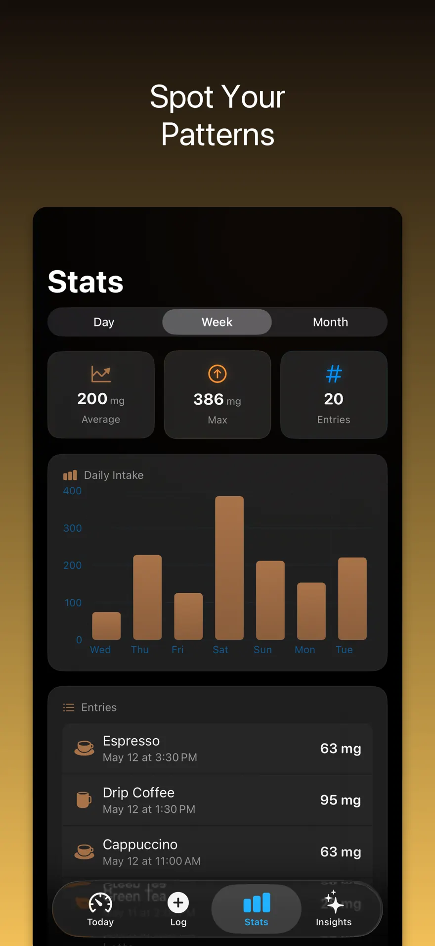 BrewMeter - Caffeine Tracker — Product preview 3