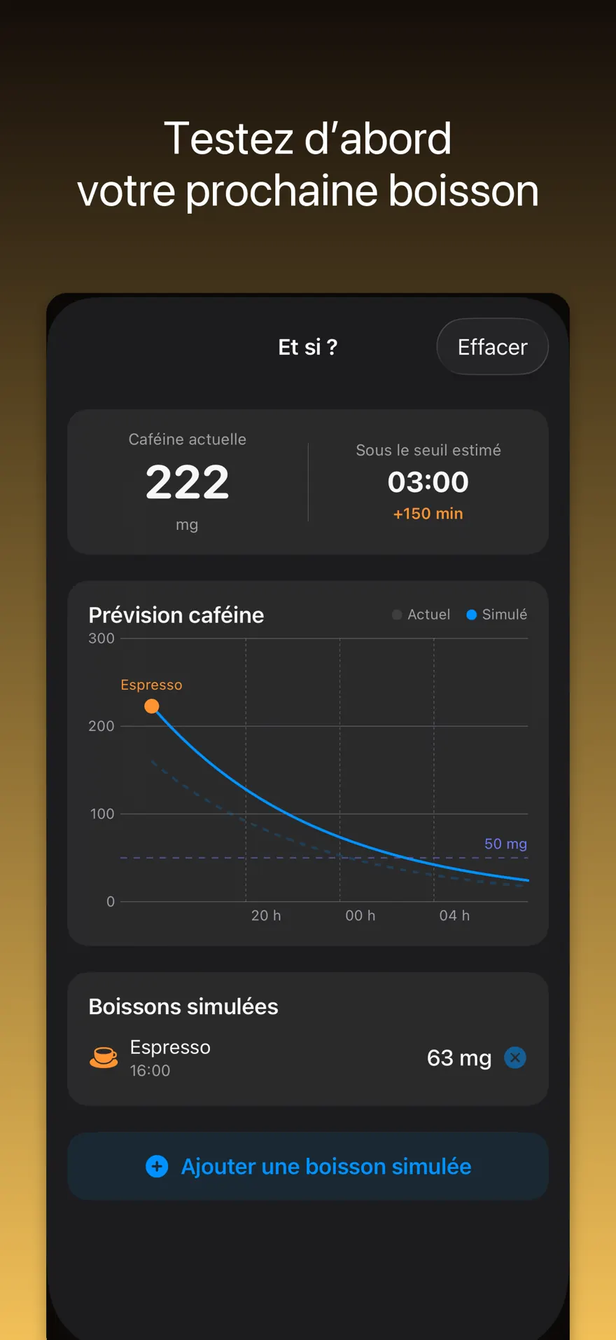 BrewMeter - Suivi Caféine — Aperçu du produit 2