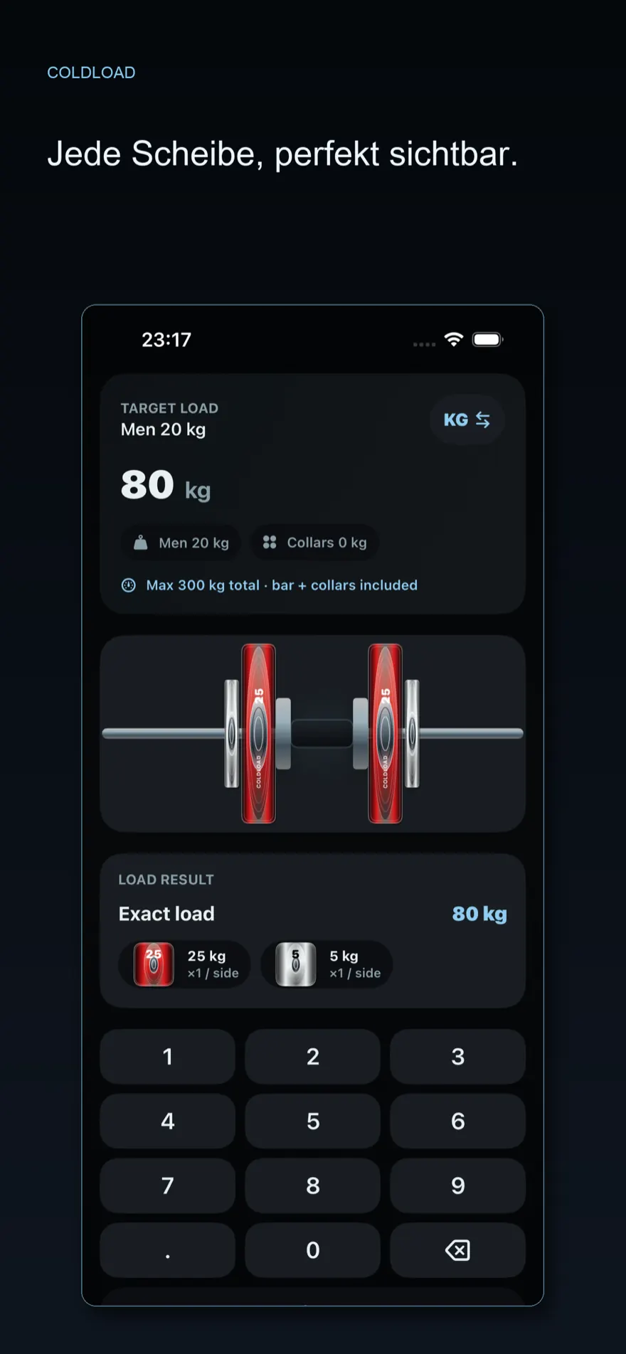 ColdLoad: Plate Calculator — Produktvorschau 1