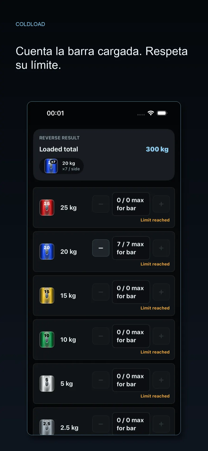 ColdLoad: Plate Calculator — Vista previa del producto 3