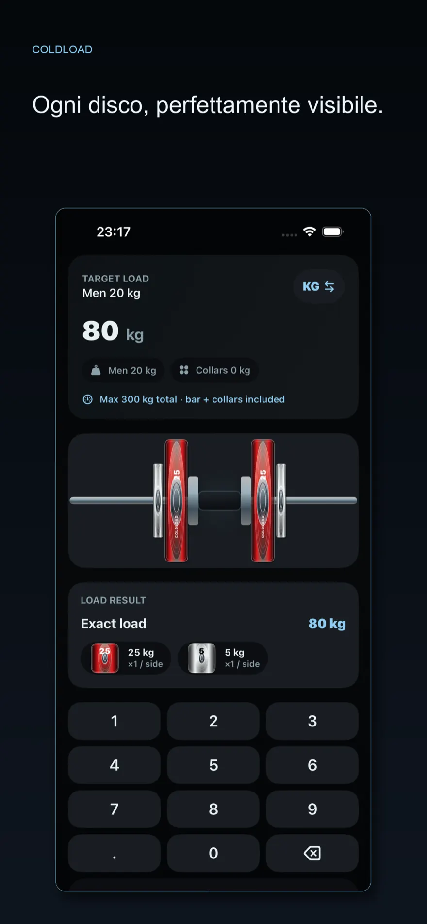 ColdLoad: Plate Calculator — Anteprima del prodotto 1