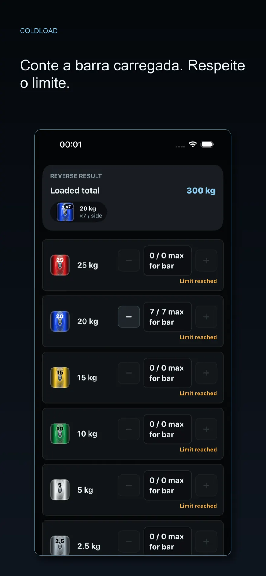 ColdLoad: Plate Calculator — Prévia do produto 3