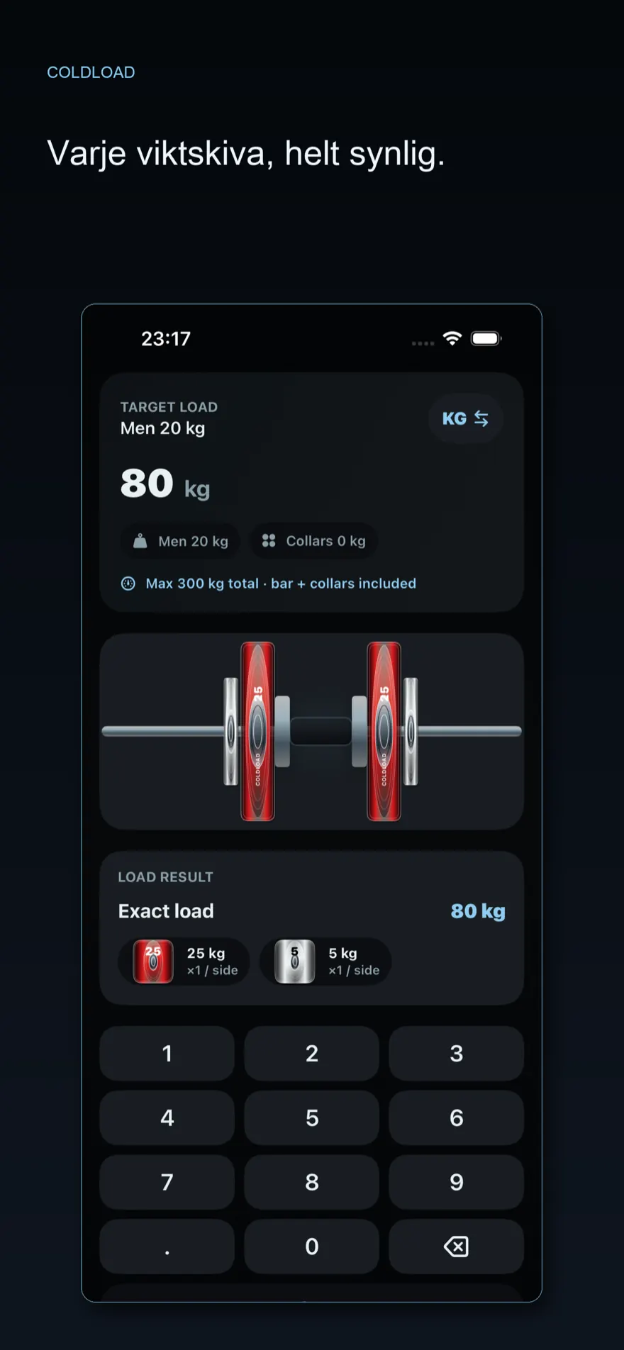ColdLoad: Plate Calculator — Produktförhandsvisning 1