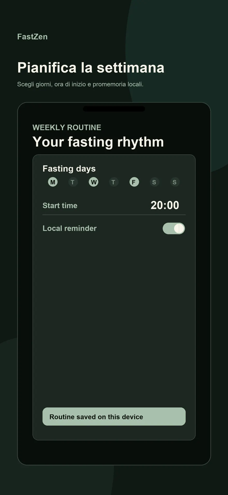 FastZen: Routine digiuno — Anteprima del prodotto 2
