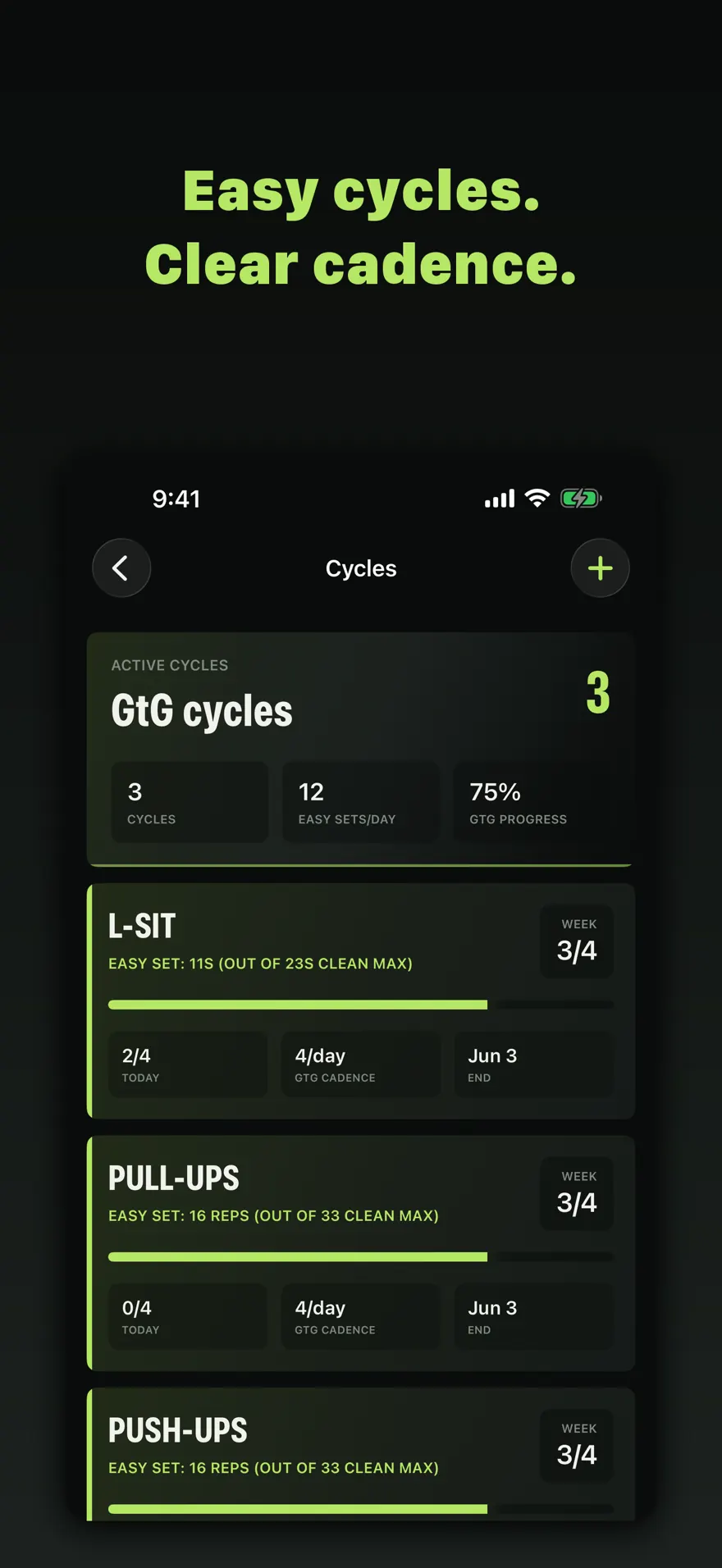 GrooveLog: Pull-Up Coach — Product preview 3
