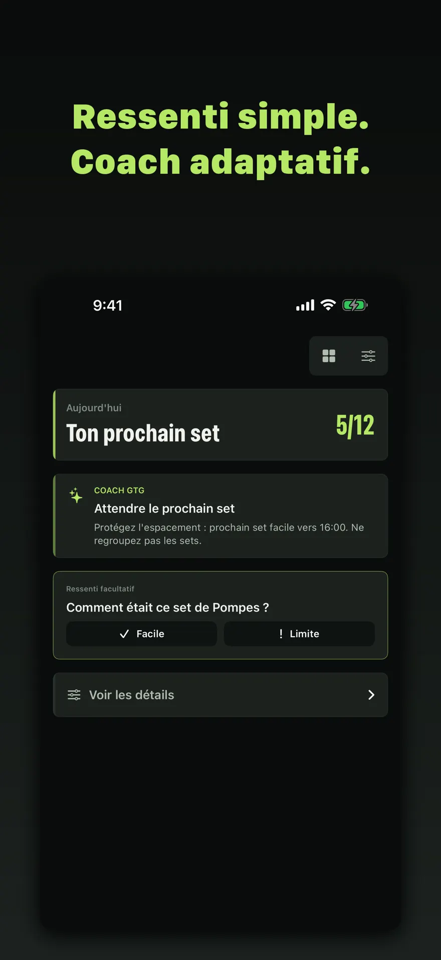 GrooveLog : Coach Tractions — Aperçu du produit 2