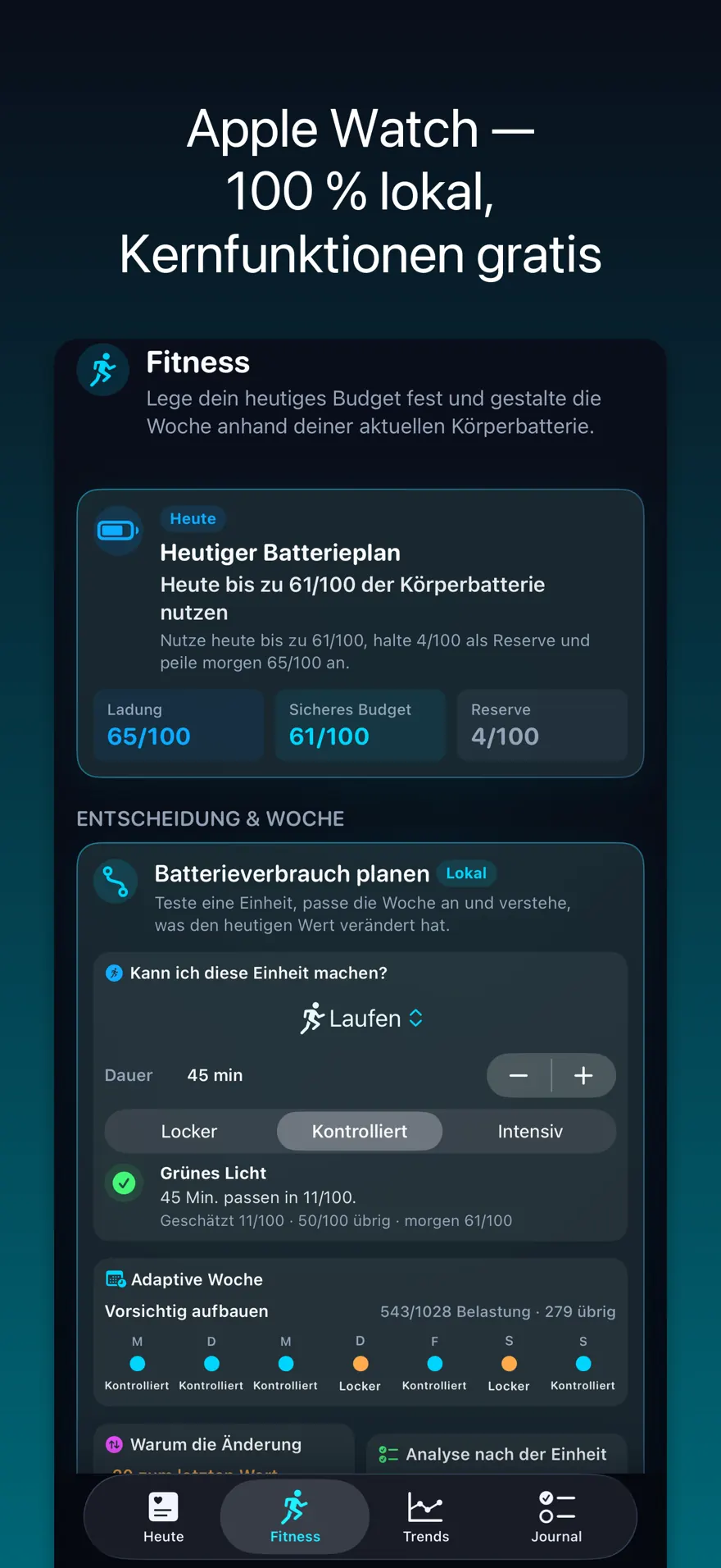 LoadSense: Body Battery — Produktvorschau 2