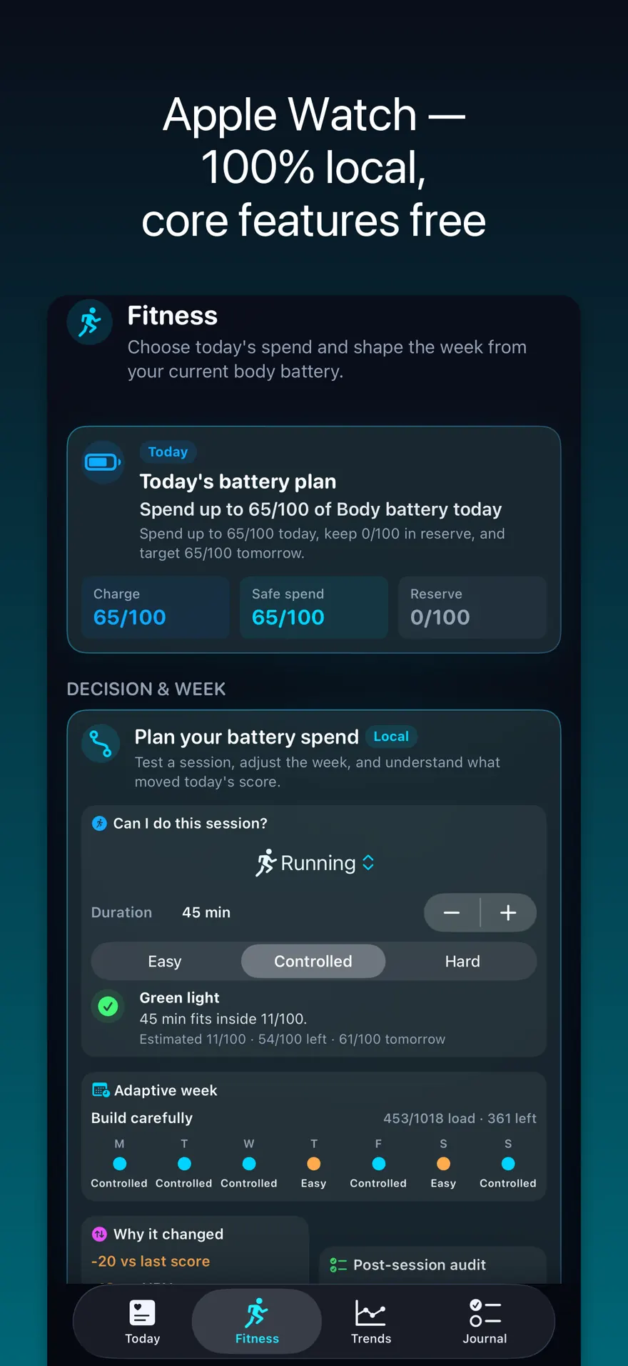 LoadSense: Body Battery — Product preview 2