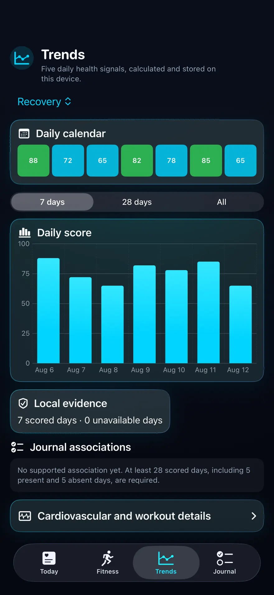 LoadSense: Body Battery — Product preview 3