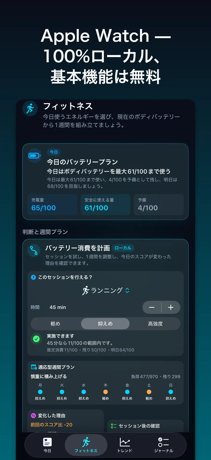 LoadSense: Body Battery — 製品プレビュー 2