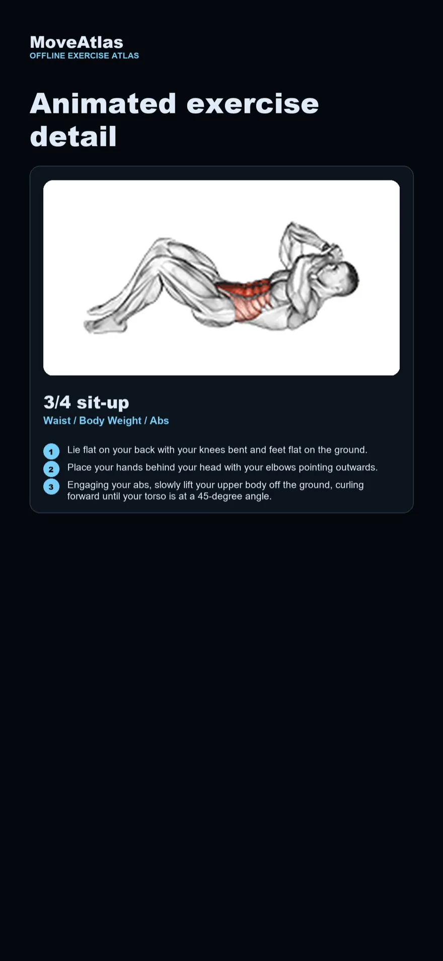 MoveAtlas: Exercise Library — Product preview 3