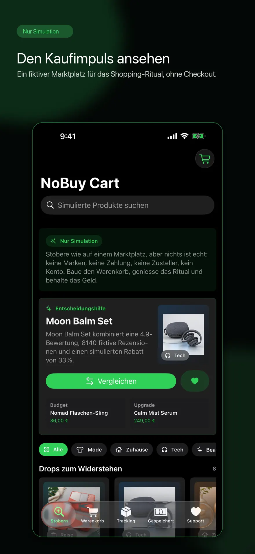NoBuy Cart — Produktvorschau 1