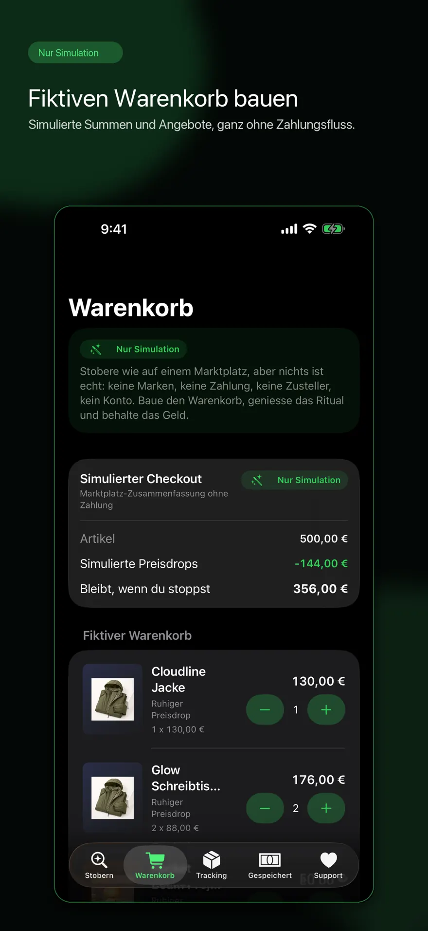 NoBuy Cart — Produktvorschau 2