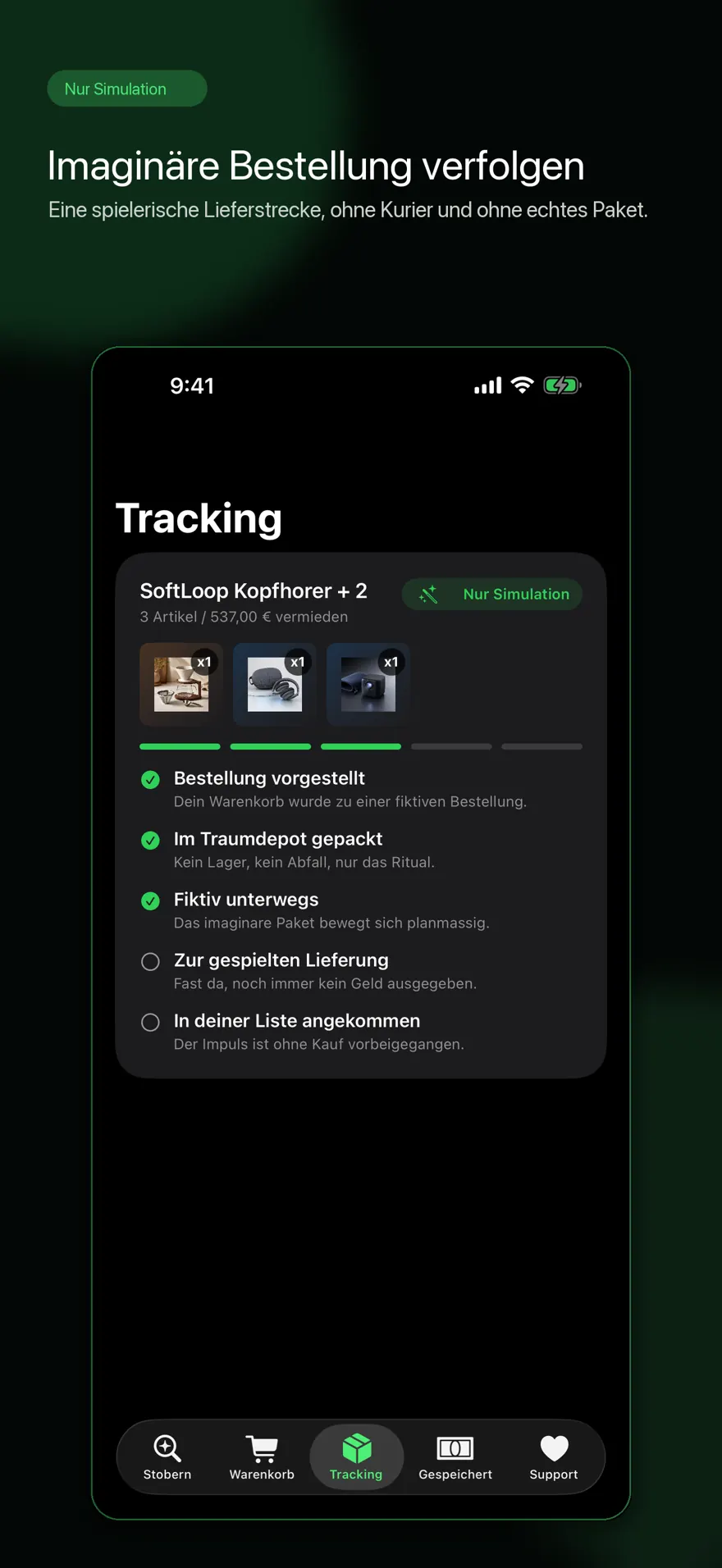 NoBuy Cart — Produktvorschau 3