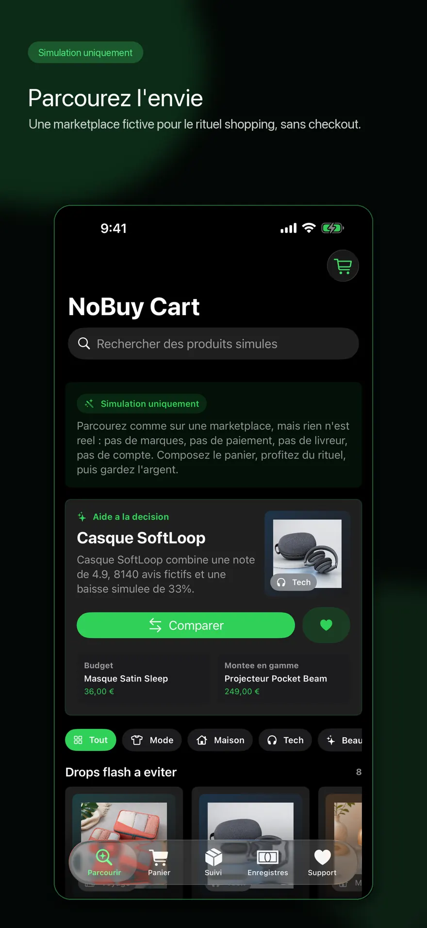 NoBuy Cart — Aperçu du produit 1