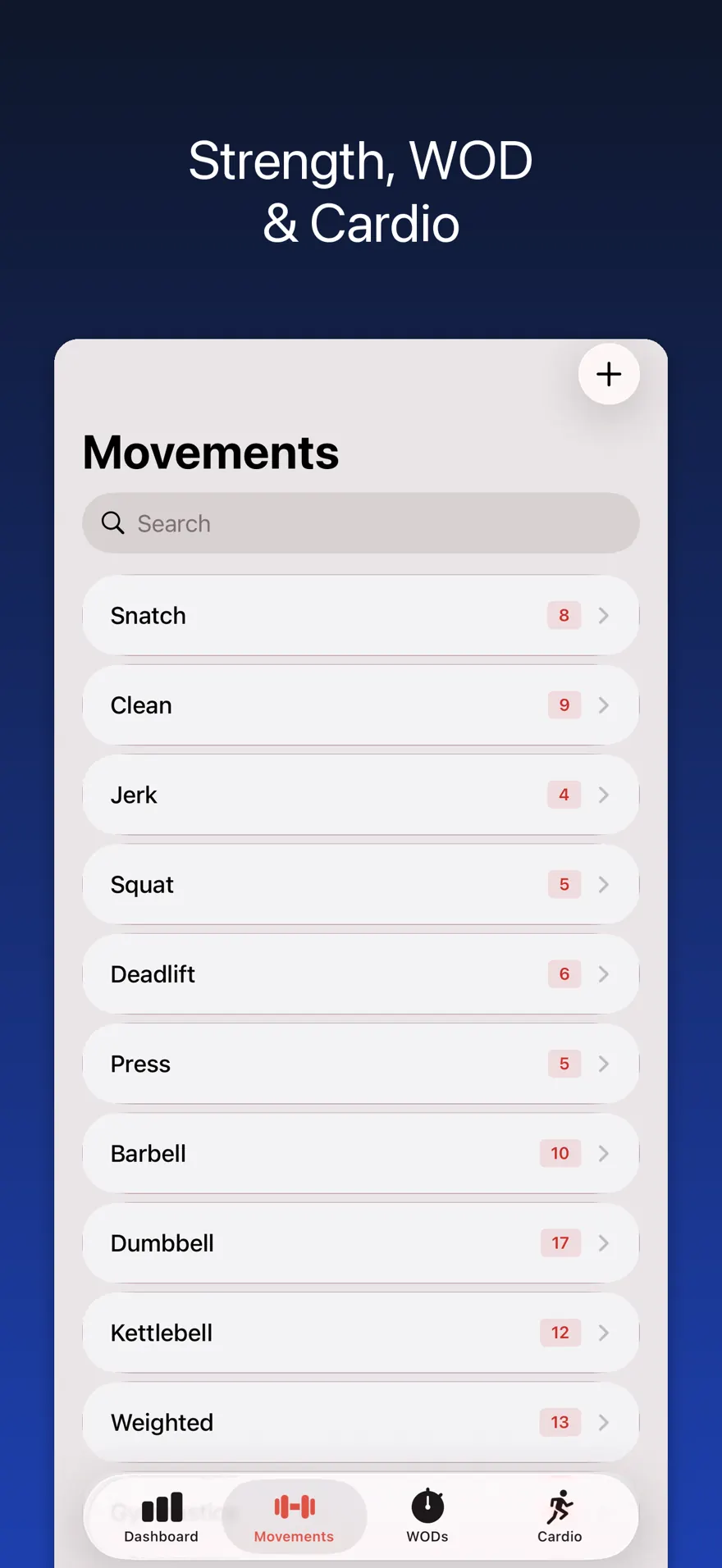 PRVault: PR & 1RM Tracker — Product preview 2