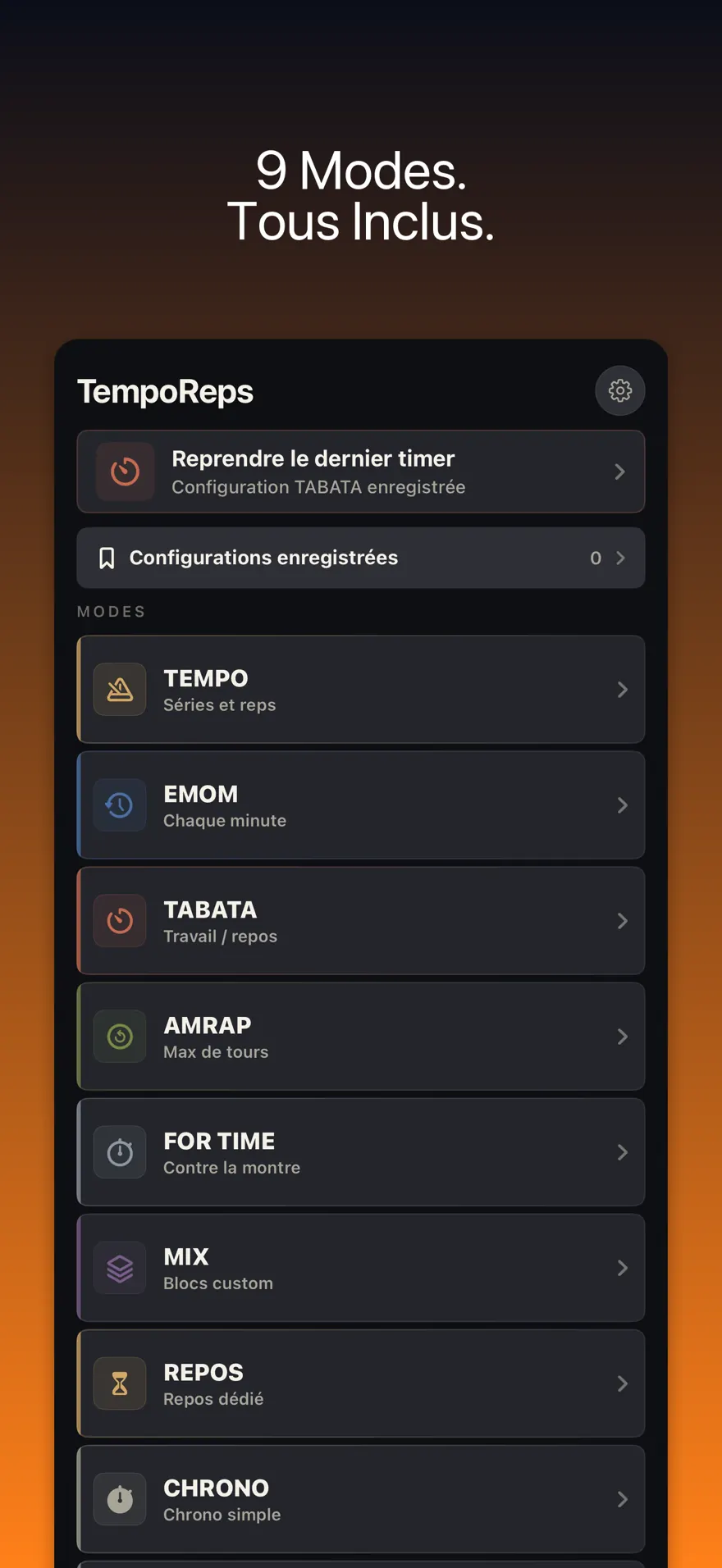 TempoReps: Timer Musculation — Aperçu du produit 1