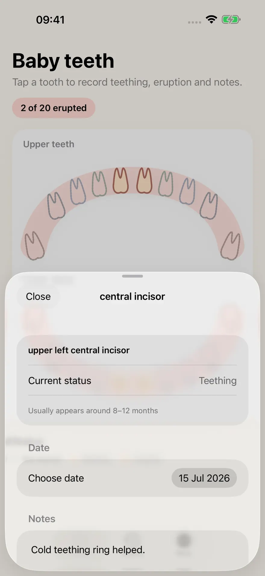 Petites Dents: Baby Teeth — Product preview 2